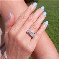Vicenza - Piazzetta Palladio 2 - Ringe Salvini Dame Magia in Weißgold Diamante 0.38 Ct 20111695 - 20111695